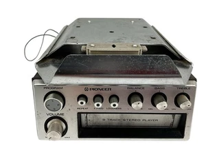 Pioneer TP-727 8 Track Car Stereo With Under Dash Mounting Bracket Untested - Picture 1 of 10