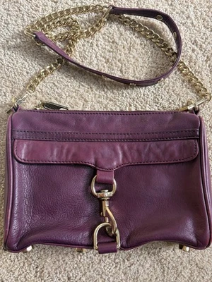 Rebecca Minkoff Crossbody – Genuine Leather, Plum Purple - Image 1 of 4