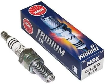 NGK New Iridium IX Spark Plug CR8EIX 4218 Kawasaki Suzuki Yamaha Honda KTM - Image 1 of 4
