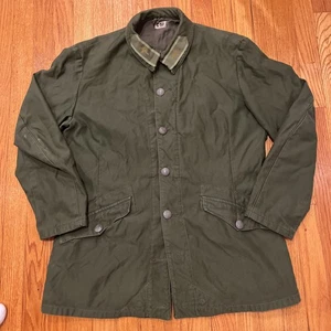 Vintage Swedish Military Army Jacket Sz C 50 XL C50 - Picture 1 of 6