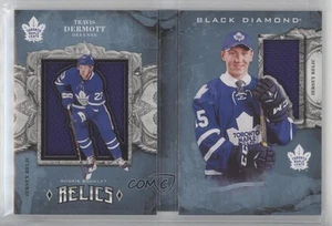 2018-19 Upper Deck Black Diamond Rookie Booklet Relics /199 Travis Dermott RC - Picture 1 of 4