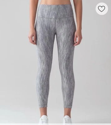 Leggings Lululemon Wunder para mujer talla 8 grises recortados tiro alto 25’’’ entrepierna Foto 1 de 4