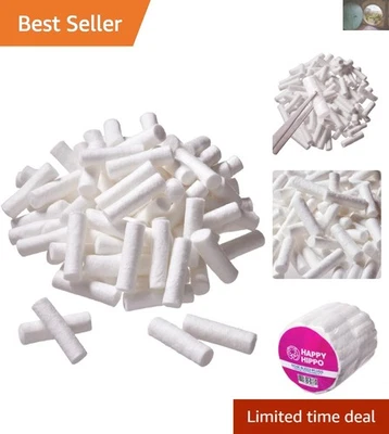 100 Extra Absorbent Nosebleed Plugs - 1 Inch Cotton Rolls for Kids & Adults - Image 1 of 4
