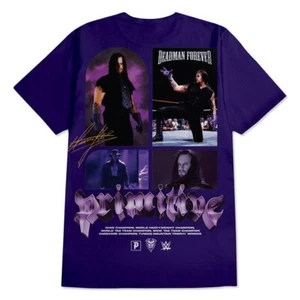 Primitive x WWE Deadman Forever Purple T-Shirt - The Undertaker - Picture 1 of 3