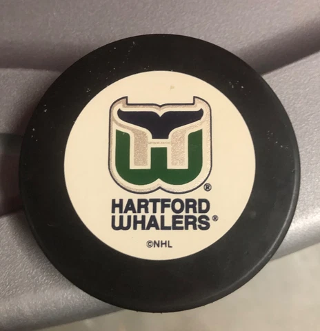 NHL Hartford Whalers Logo Puck Cover