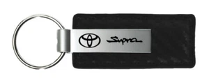 Toyota Supra Carbon Fiber Leather Key Chain - Foto 1 di 5