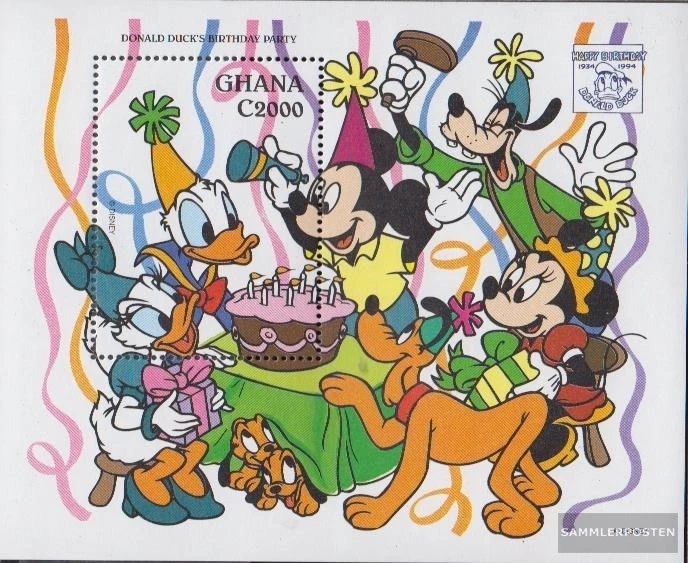 Ghana block267 (complete issue) unmounted mint / never hinged 1995 Walt-Disney-F - Image 1 of 1