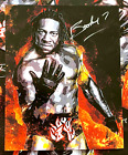 👊WWE👊Limited Edition Booker T Hand Signed Autograph👊Wrestle Crate👊New👊