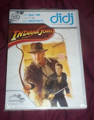*~Nuevos 2 juegos Leap Frog DIDJ Indiana Jones y Android Invasion (edad 7-10) matemáticas Foto 1 de 4