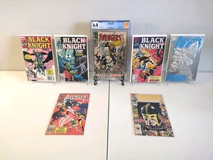 Lotto fumetti Avengers #48 CGC 6.0 1a App Dane Whitman Black Knight #1-3 Edicola - Foto 1 di 13