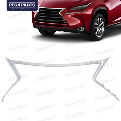 For 2015-2017 Lexus NX200t F Sport Front Grille Trim Surround Molding Chrome - Image 1 of 4