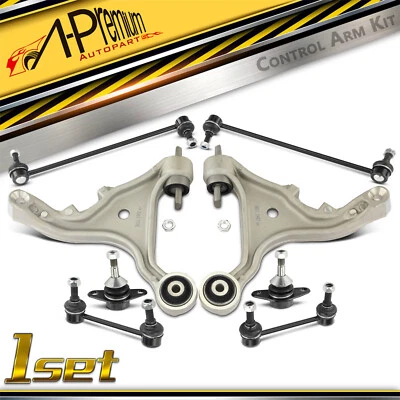 8x Front & Rear Control Arm & Ball Joint & Bar Link for Volvo V70 S60 2001-2007 - Image 1 of 4