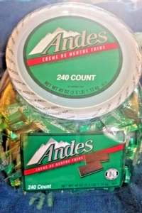 THIN MINTS/ TOOTSIE ROLL, ANDES CRÈME DE MENTHE INDIVIDUALLY WRAPPED, 240 COUNT - Picture 1 of 11