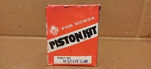Nuevo pistón Honda MBX125 stock antiguo 58 mm 2 mm de gran tamaño hecho por ciclo de acceso - Imagen 1 de 10