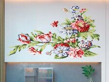 Q630 Flowers Garden Hobby Living Window Wall Decal 3D Art Stickers Vinyl Room