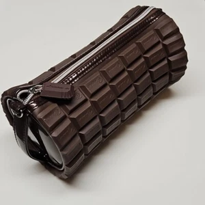 Decca C. Fashionable Bags Cocoa Chocolate Clutch Purse Brown Zipper *No Strap - Picture 1 of 15