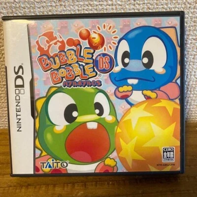 Nintendo DS Bubble Bobble puzzle game TAITO NDS W/ case manual - Image 1 of 4