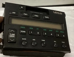 92 93 LEXUS SC300 SC400 RADIO AM/FM CASETE REPRODUCTOR DE AUDIO ESTÉREO 86120-24210 OEM - Imagen 1 de 3