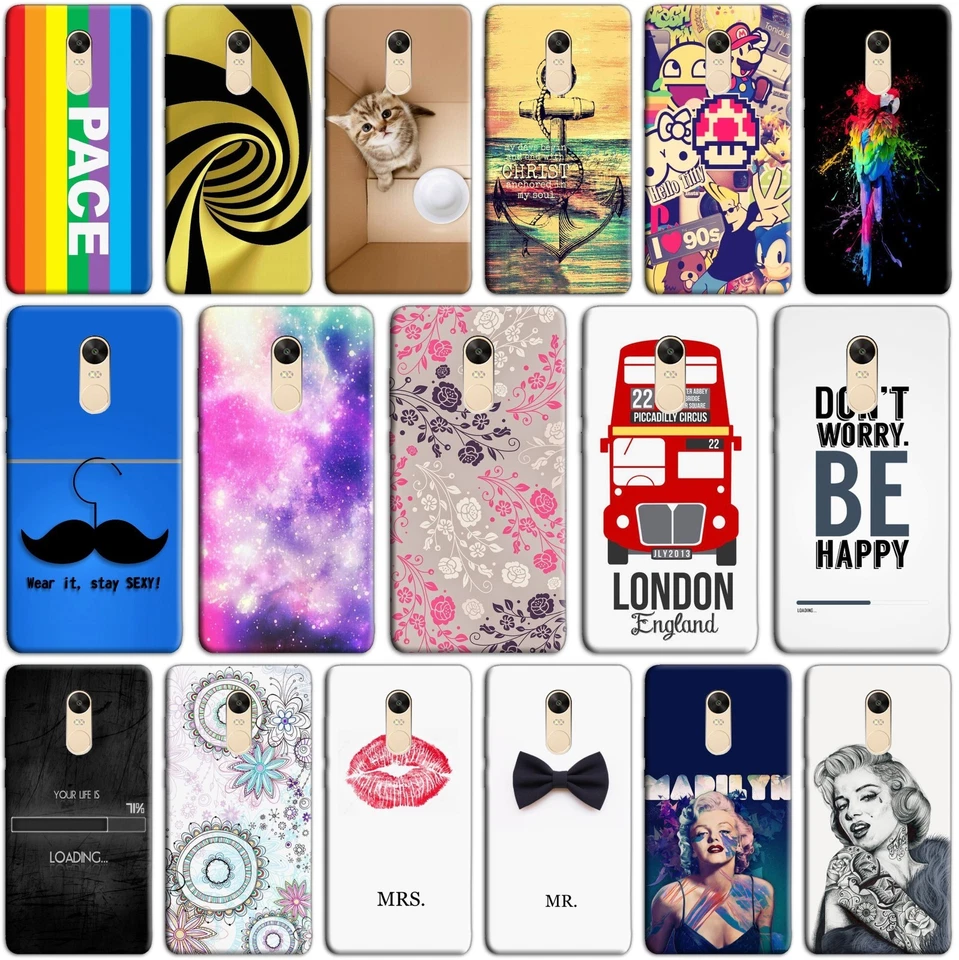 CUSTODIA COVER MORBIDA IN TPU SILICONE PER XIAOMI REDMI NOTE 4X FANTASIA O - Immagine 1 di 1