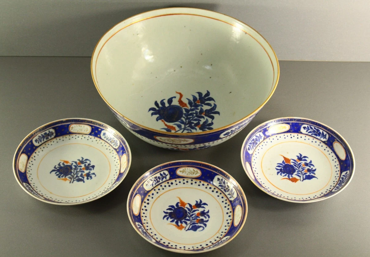 瓷器与陶器蓝色古董原版中国茶罐| eBay