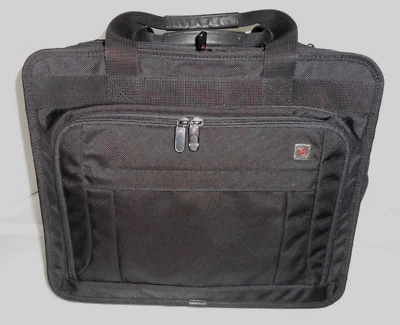 NEW w Tags--Victorinox Dlx Expdbl Brief Case w/Retractible Wheels Web MOBLIZER - Image 1 of 4