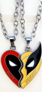 Deadpool Wolverine BFF Collar Colgante, 2 Piezas, Nuevo - Imagen 1 de 2