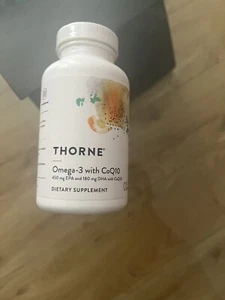 Thorne Research - Omega-3 w/ CoQ10 - Omega-3 Fatty Acids Supplement with CoQ10 - Picture 1 of 2