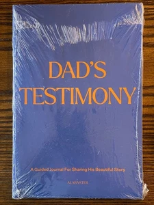 Dad's Testimony: A Guided Journal for Sharing His Beautiful Story PBack Sealed - Picture 1 of 2