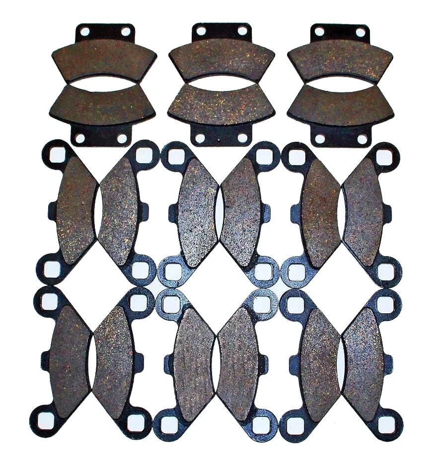 9 juegos de pastillas de freno delanteras y traseras Polaris 350 L Trail Boss 1990 1991 1992 1993 4x4 Foto 1 de 1