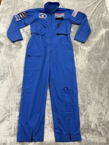 NASA EE. UU. Campamento Espacial Uniforme Azul Traje de Vuelo Mono Huntsville AL Juventud 18 Y - Imagen 1 de 9