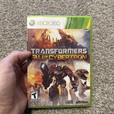 Transformers Fall of Cybertron Microsoft Xbox 360.  Complete Disc, Case, Manual - Image 1 of 2