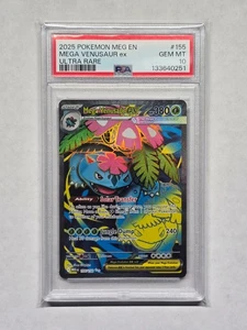 Pokemon Mega Evolution PSA 10 Mega Venusaur ex 155 - Picture 1 of 2
