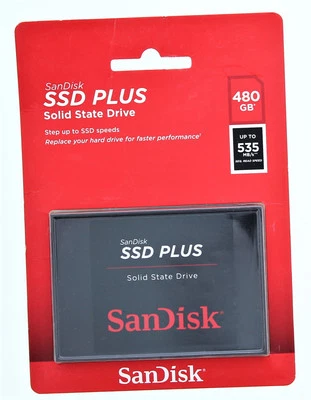 SanDisk SSD Plus Solid State Drive 480GB - Image 1 of 2