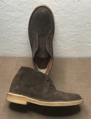 *No Laces Clarks Originals Women's Desert Chukka Boots Brown Suede Size 6.5M - Image 1 of 4