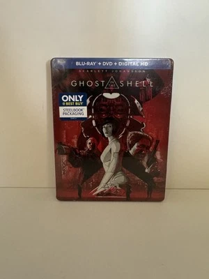 Ghost in the Shell, Scarlett Johansson (Blu Ray + DVD) Steelbook OOP Loose Disc - Image 1 of 4