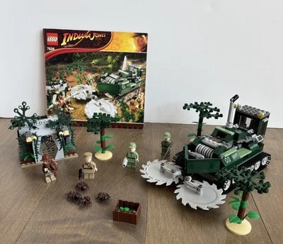LEGO #7626 2008 Indiana Jones Set Jungle Cutter todas las minifiguras Foto 1 de 4