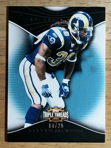 Topps Triple Threads Sapphire #40 2009 Steven Jackson - Imagen 1 de 2