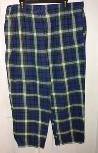 Mens Magellan Size 2XL Green, White & Navy Stripped Pajama Bottoms EUC - Picture 1 of 7