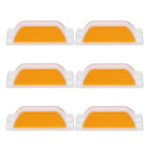 6 Pcs Driveway Bump High Visibility Trail Markers Heavy Duty Reflectors - Picture 1 of 12