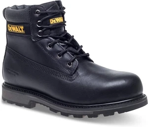 Herren DeWALT Hancock S3 Sicherheit Stahlkappe Schnürung Leder Stiefeletten Größe 5 bis 13 - Bild 1 von 4