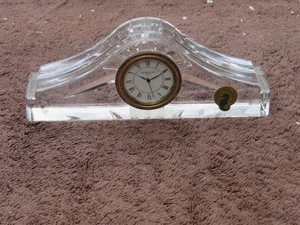 RELOJ DE ESCRITORIO WATERFORD TIME PIECES LISMORE CRISTAL 7" Sin Caja - Imagen 1 de 5