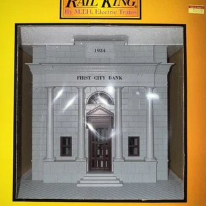 MTH RailKing First City Bank 2-Tone Gray w/ Red Windows 30-9017 New - Picture 1 of 6