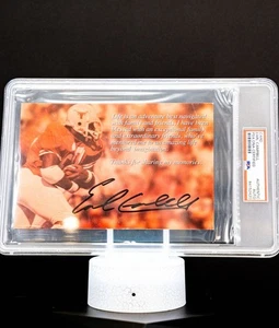 Earl Campbell Goal Line Art Autograph / PSA Auto Authentic - Picture 1 of 7