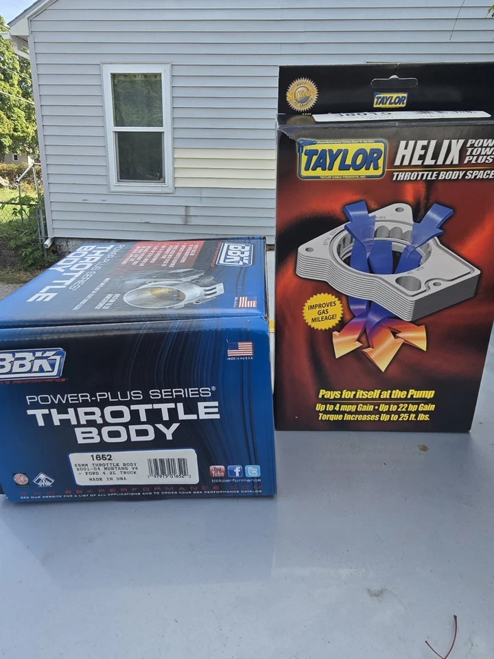 Cuerpo del acelerador BBK 01-04 Mustang V6 65 mm serie BBK Power Plus Foto 1 de 3