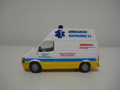 Rietze H0 50612 - Ambulancia Ford Transit "MASPALOMAS S.L." - Imagen 1 de 4