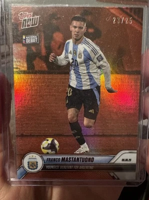 Topps now Franco Mastantuono International Debut  /25 - Imagen 1 de 2