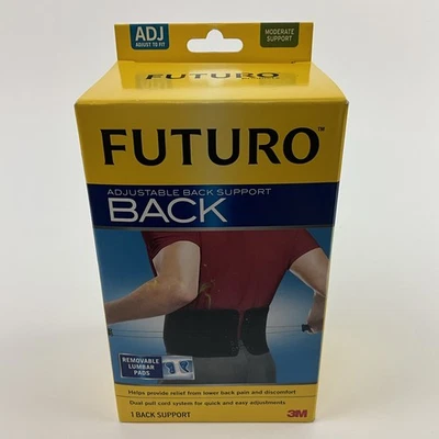 Futuro Adjustable Back Support with Removeable Lumbar Pads Moderate Support NEW - Image 1 of 4