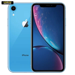 Apple iPhone XR - 64GB Blue 4G Smartphone - Excellent Condition - Afbeelding 1 van 5