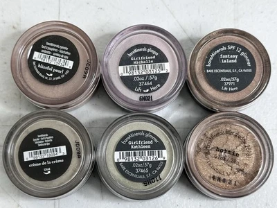 bareMinerals Discontinued 6 Loose Mineral Eyecolor Lot Rare Shades Girlfriend Ka - Image 1 of 4