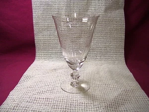 Vintage Tiffin Crystal Chiffon Pattern Iced Tea Goblet 6 1/2" - Picture 1 of 5